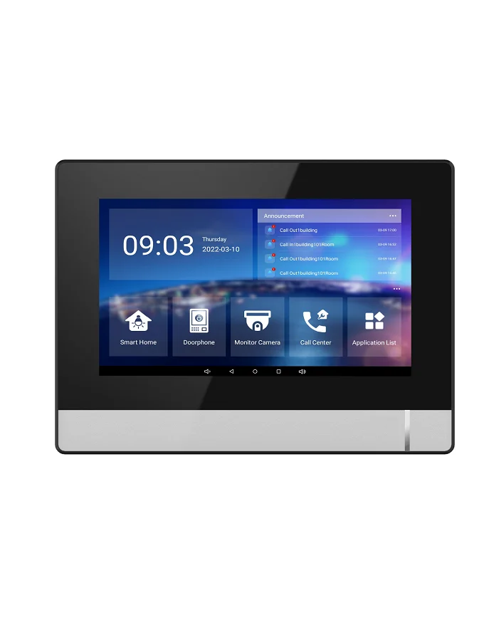 Low price 7 inch Touch Apartment Indoor Control Tablet Tuya IP/Wireless Video Intercom Android 2 way Intercom Security System