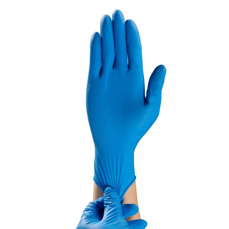 Factory Wholesale Cheap Gloves blue white 100% Nitrile Gloves High Quality Gloves Nitrile Small
