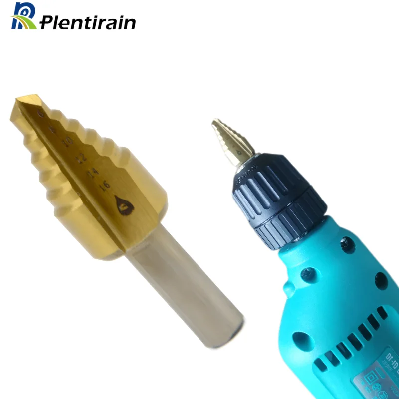 Agriculture irrigation PVC-U pipe HDPE pipe accessories 16mm hole punch drill bit for Garden Dripper Installation Tool