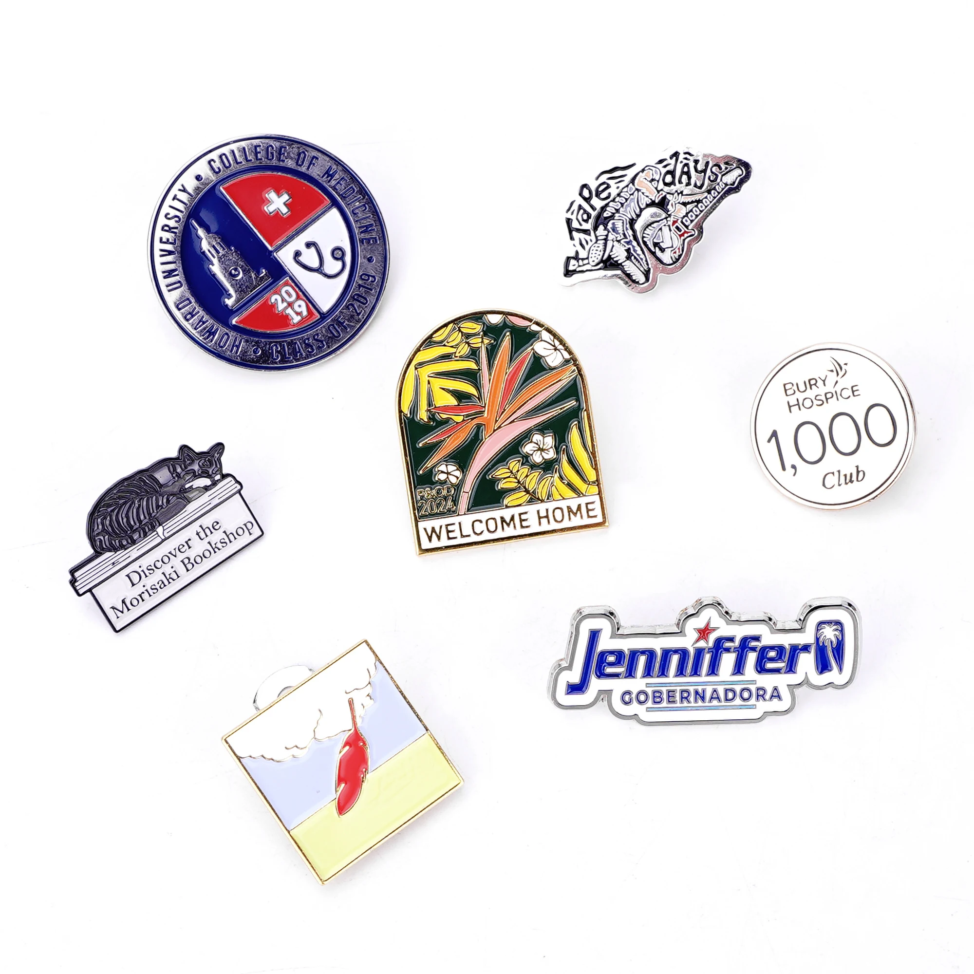 Factory Direct Custom Emblem Metal pin Badge Antique Cute Creative Design Lapel Pin Badge With Logo