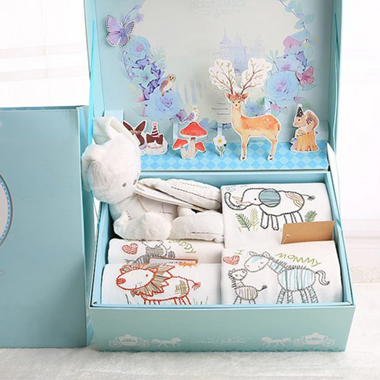 Рождественский Подарок Пользовательский логотип декоративная детская Роскошная упаковочная коробка для одежды