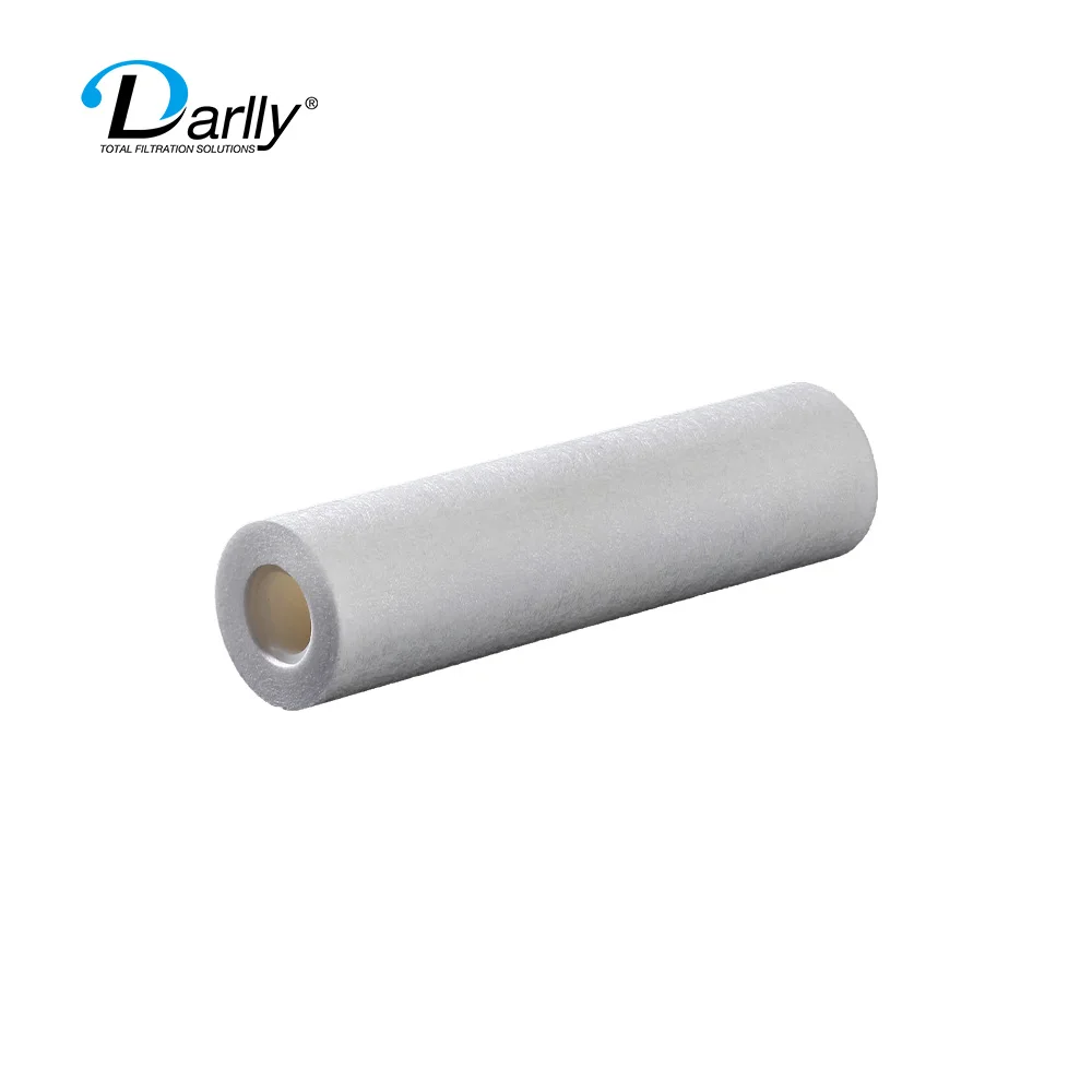 Customized 10/20/30/40 Inch 5 Micron PP Melt Blown Spun Bonded Polypropylene Filter Cartridge For RO Prefiltration