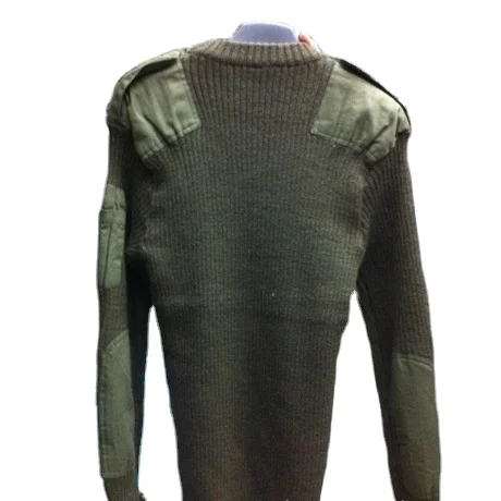 
Fashion Style military olive green O-neck military men sweater 