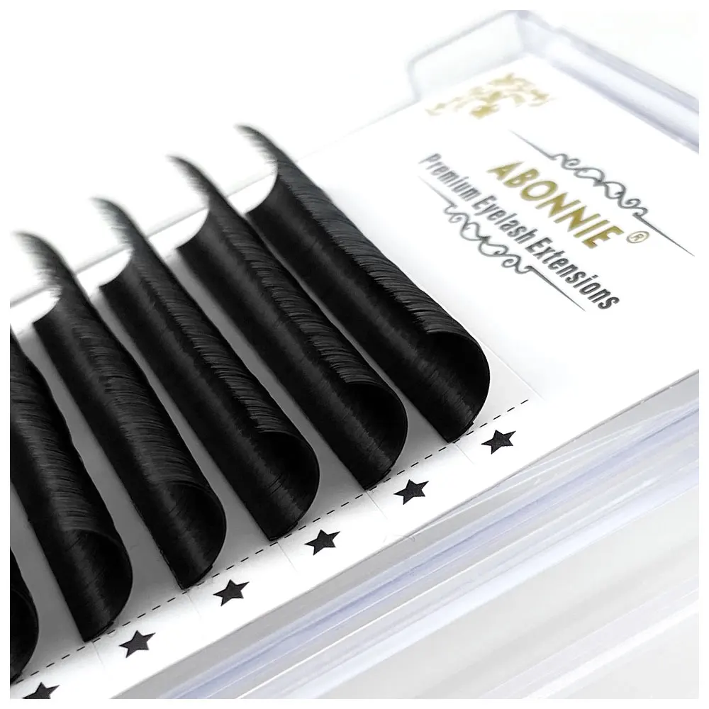 Ресницы Abonnie 7-25 мм оптом с завода индивидуальные ресницы 0,03 0,05 0,07 Корея pbt матовые темные ресницы для наращивания