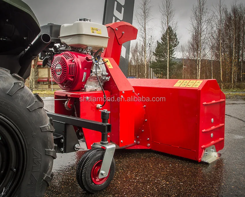 Yyamaha sidexside 13hv Hhonda gx390 quad bike snow blower/60in atv/utv lumilinkoja/Polaris RZR quadricycle snow thrower 1500mmCE