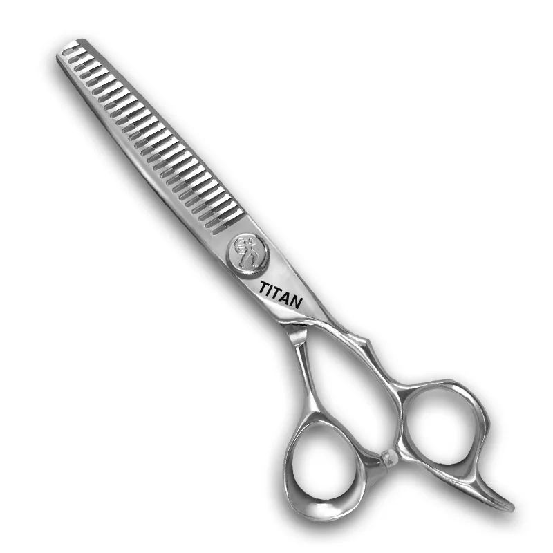 TITAN hairdressing cut barber shears sus440c steel hair scissors