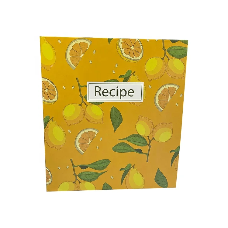 Recipe 3 Ring Binder 8.5x11 Full-Page for Family Recipes
