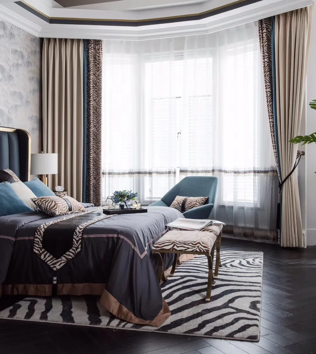 Зебра узор дикая природа унифицированный вид ткани современные модные шторы