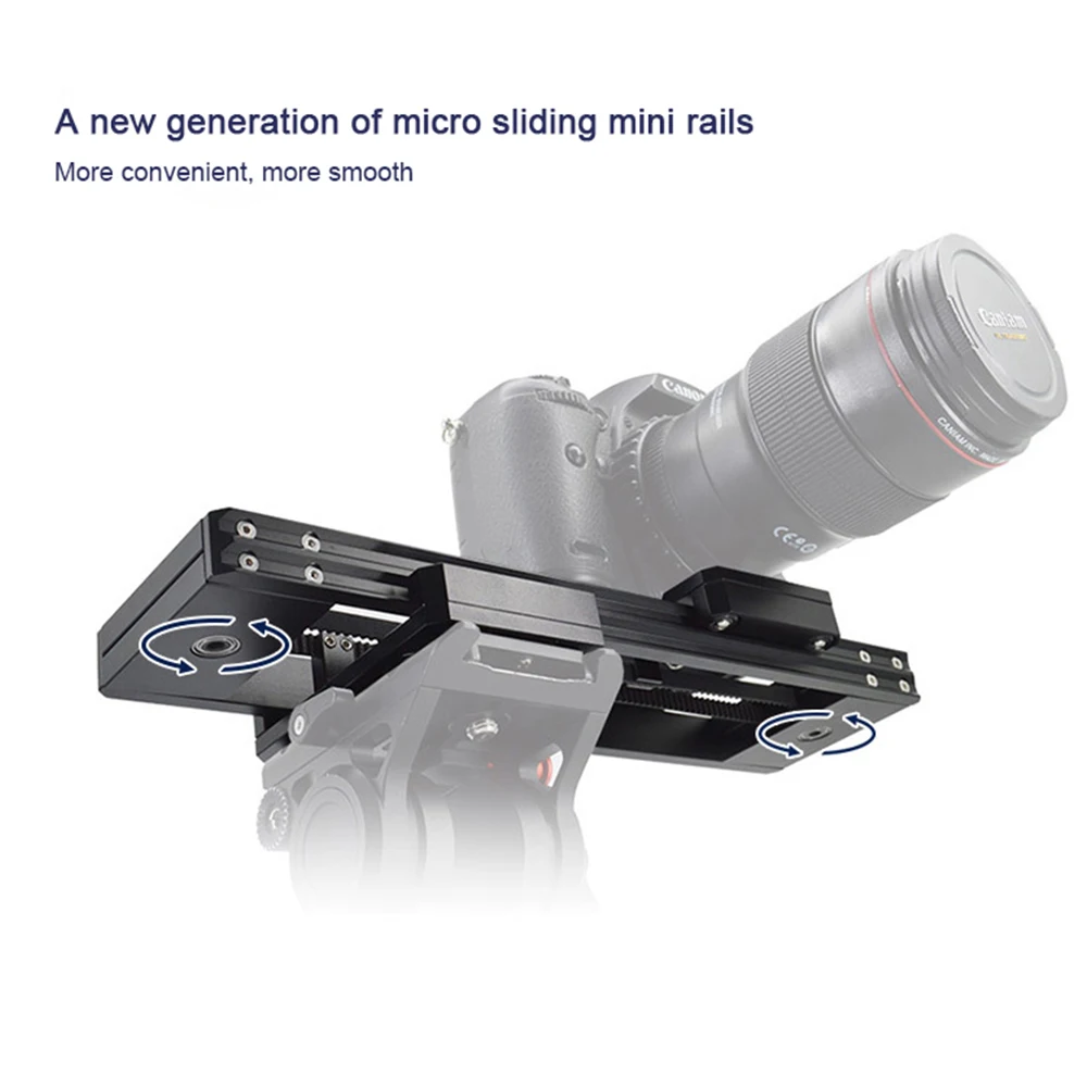 Flexible Aluminum Alloy DSLR Video Camera Motorized Mini Moving Track Slider Dolly for Photography Film Shooting