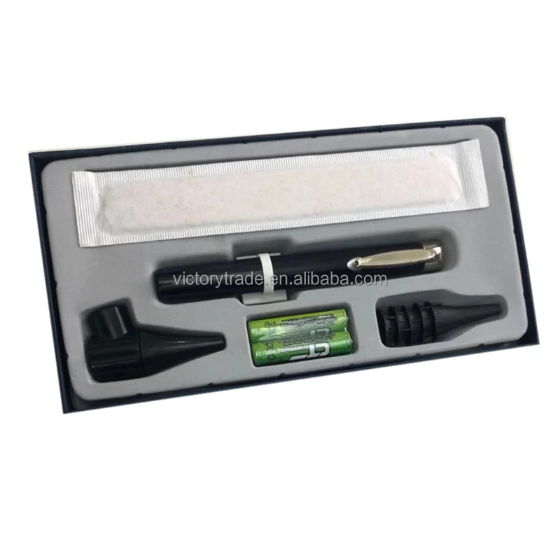 V-GF05-03 Best price probale mini diagnostic otoscope kit with tongue depressor