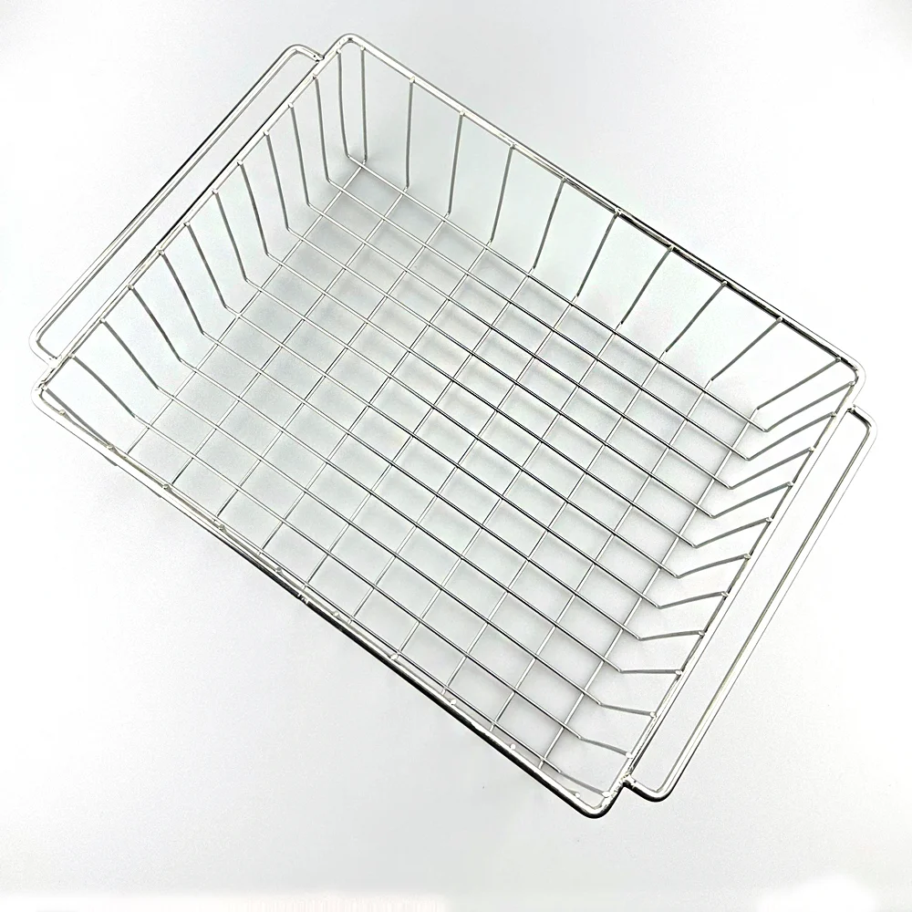 Custom stainless steel Storage Rack Vegetable Fruit Storage Strainer Basket Expandable Kitchen Gadget Sink Drain Basket
