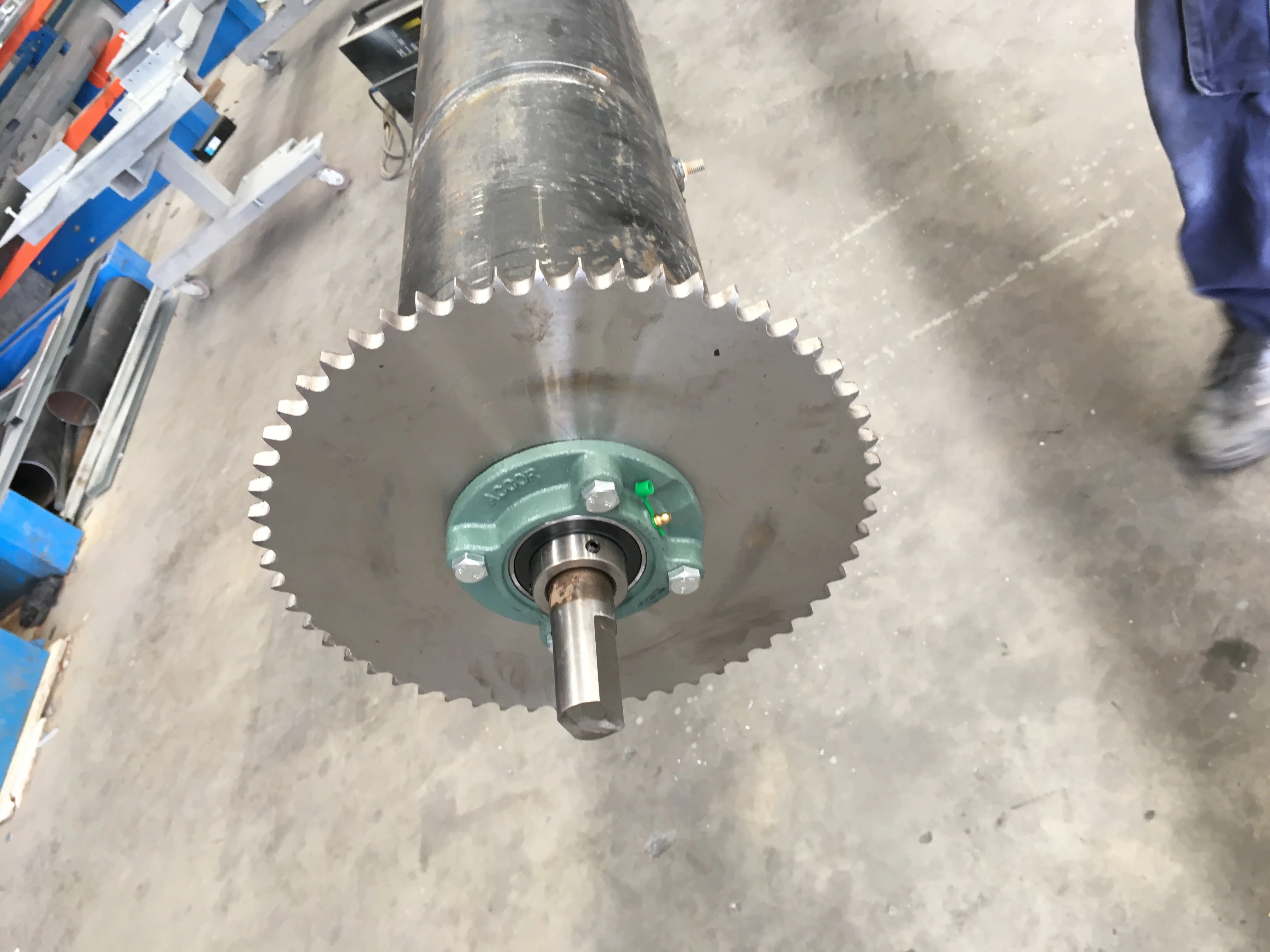 Industrial roller shutter door steel drive gear