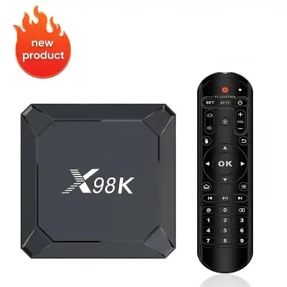 2024 новейшая приставка X98K Rk3528 Android 13 Поддержка 8K 2GB 16GB 4GB 32GB двойной WIFI 6 BT5.0 четырехъядерный Smart Tv Box