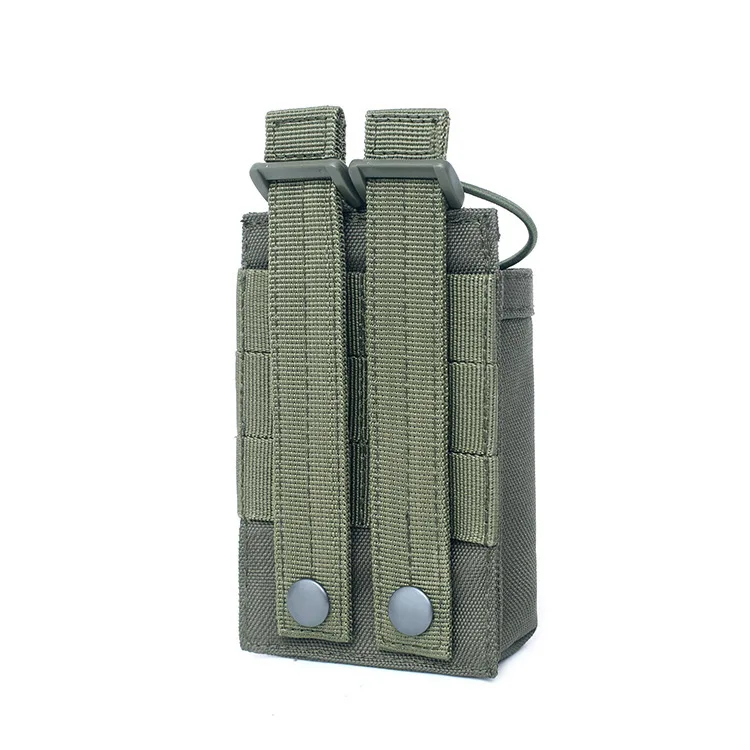 Factory Tactical Radio Holder Adjustable Molle Radios Holster Case Heavy Dut Bag Two Ways Walkie Talkies Case
