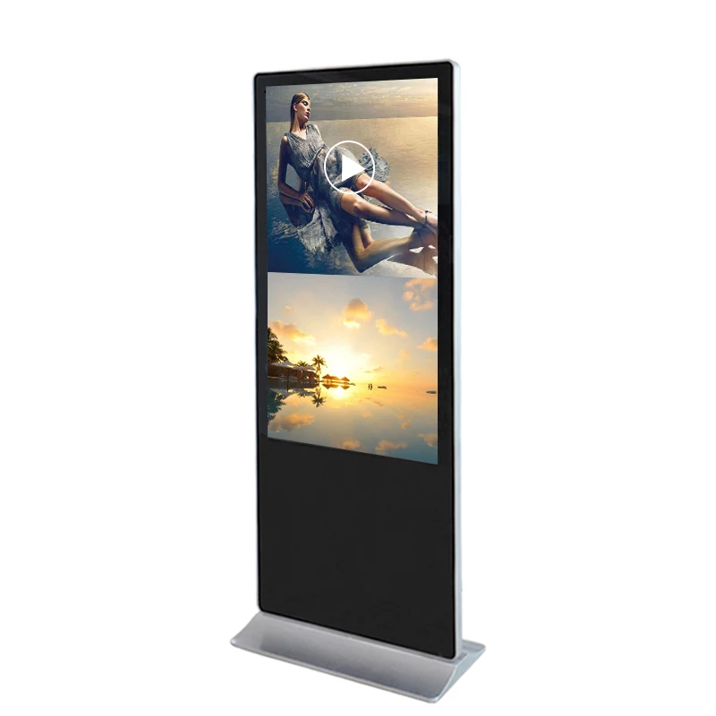 60 Inch 1080p Vertical Digital Signage Indoor Lcd Touch Screen Monitors For Advertising
