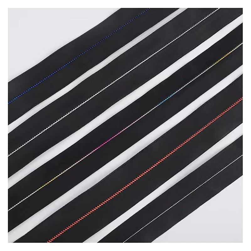 Custom Printing Logo Closed End Nylon Zip PU Waterproof Nylon Zipper