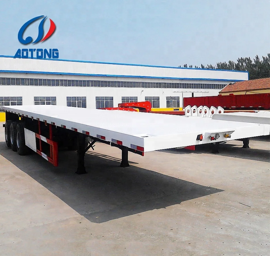 Utility 20/40/45/53ft Container Flatbed Semi Trailerself Loading Container Semi Trailer Dump Function Skeletal Trailers