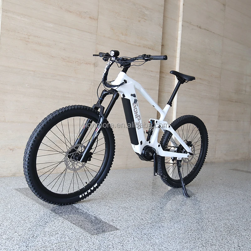 long range powerful 1000w full suspension electric mountain bike fat tire ebike