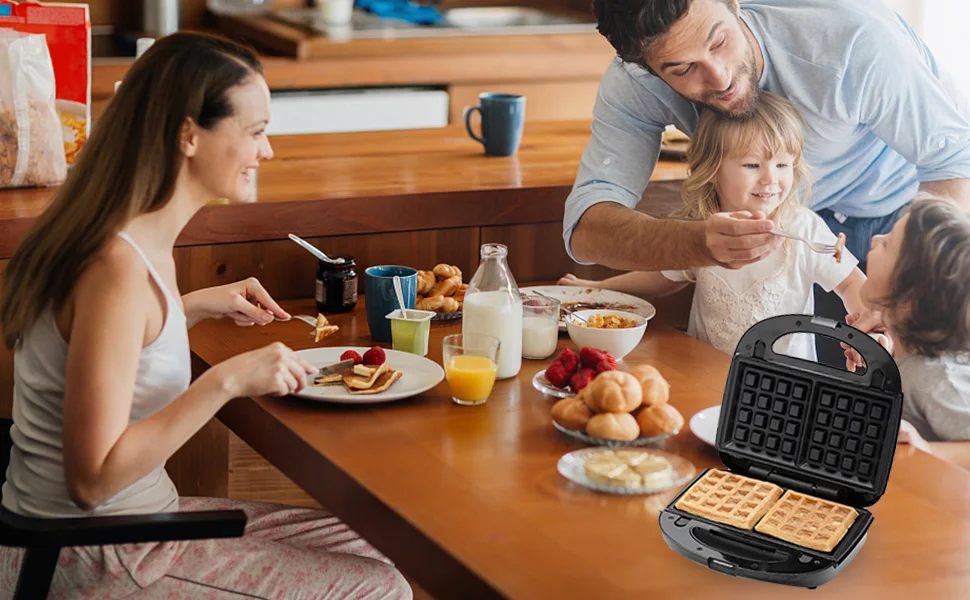 3 in 1 One Key Operation classic sandwich maker breakfast toaster waffle toster sandwich maker