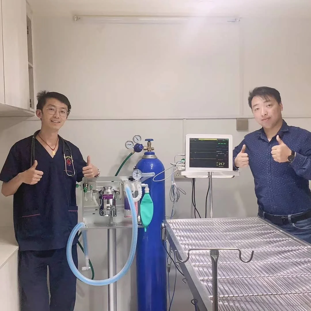 Safety Pop-Off Occlusion Valve Adopted Medical Veterinary Anesthesia Machine