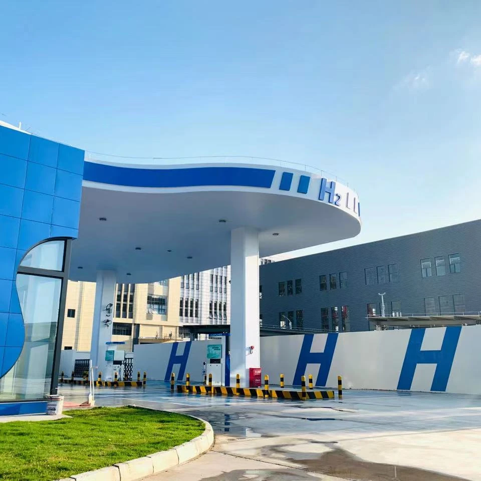 Refueling Station Hydrogen Power Plant hydrogen fuel cell vehicles charging filling refilling station