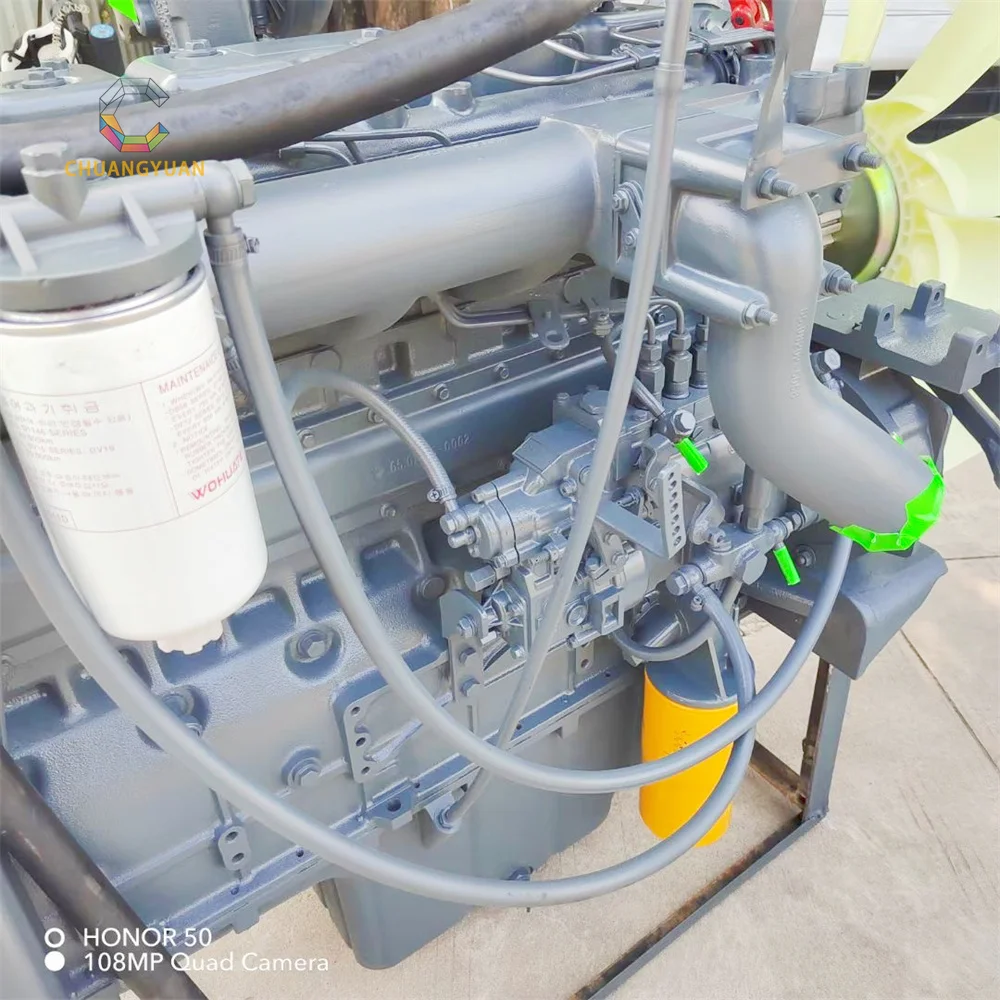 Дизельный двигатель D1146 D2366 DB58 D1146T D2366T DB58T DB58TIS полная сборка двигателя для экскаватора DH220-5 DH225-7