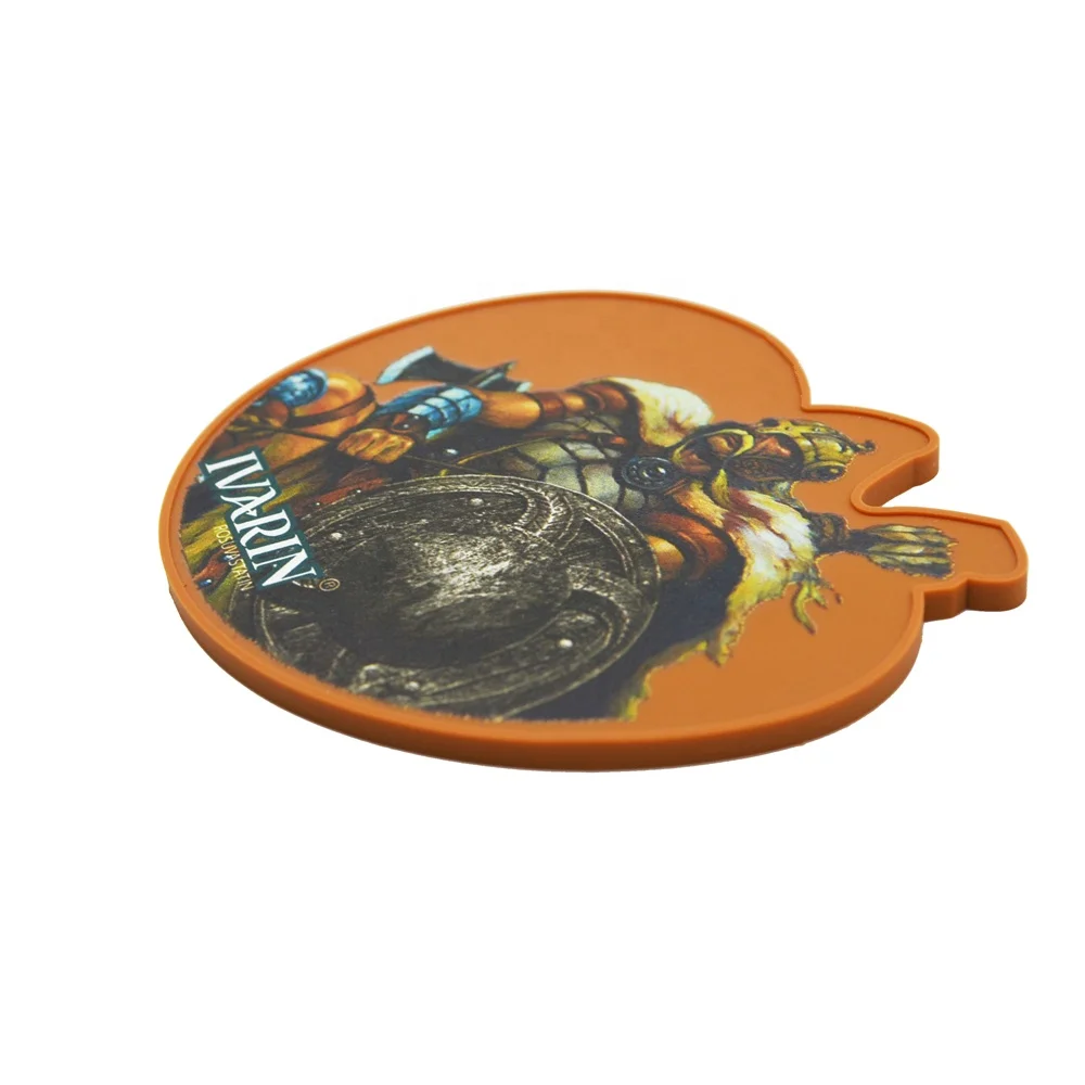 Factory Directly Custom LOGO PVC Wine Cup Coaster Silicone Rubber Beer Cup Coasters Holder