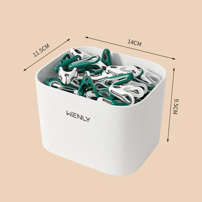 Laundry Clothes pin Clothes Pegs Plastic Clothespins Mini ClothesLine Rope Clips Socks Clip