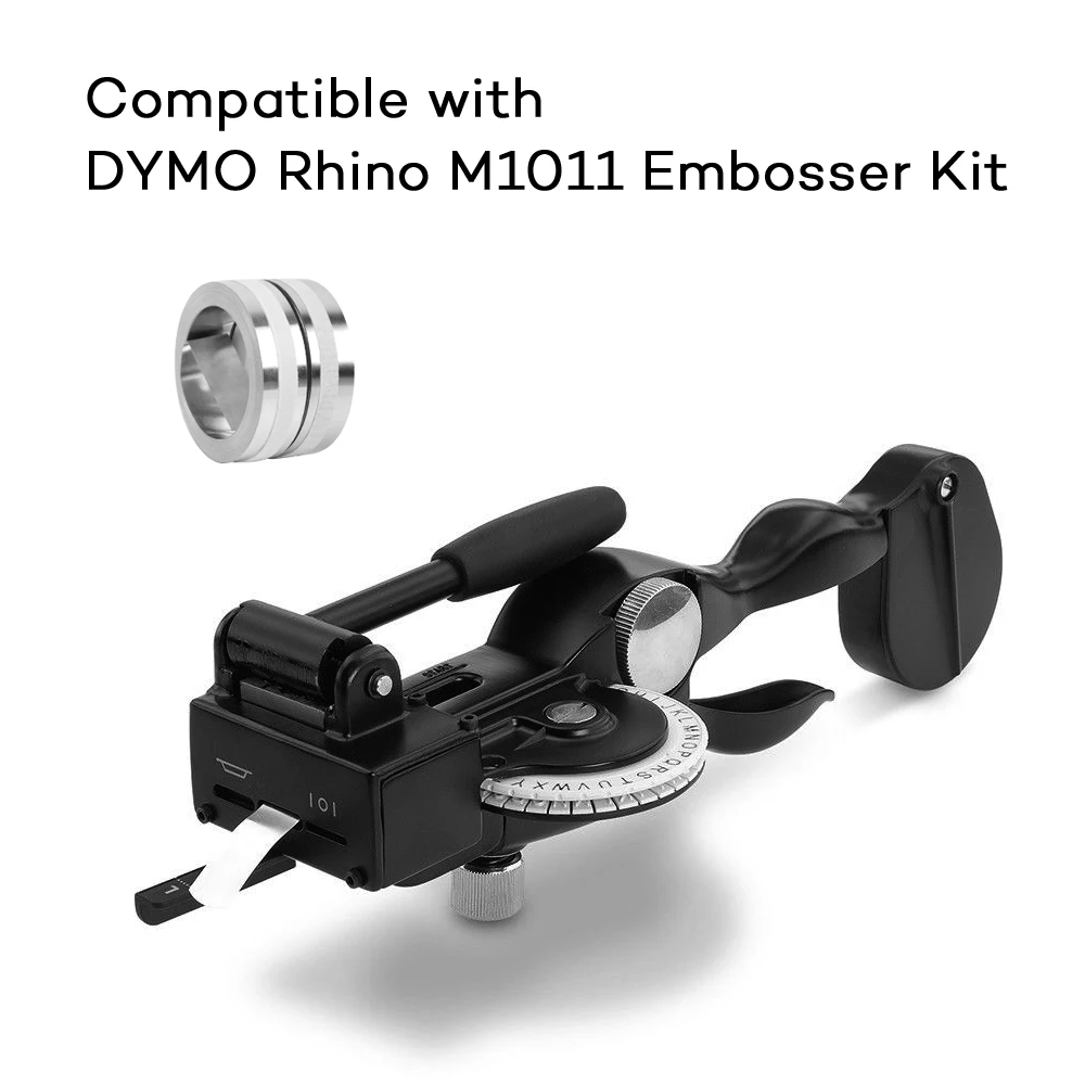 Dymo IND неклейкая бирка из нержавеющей стали для тиснения 32500 12 мм x 6 4 м совместимая с Rhino M1011 набор
