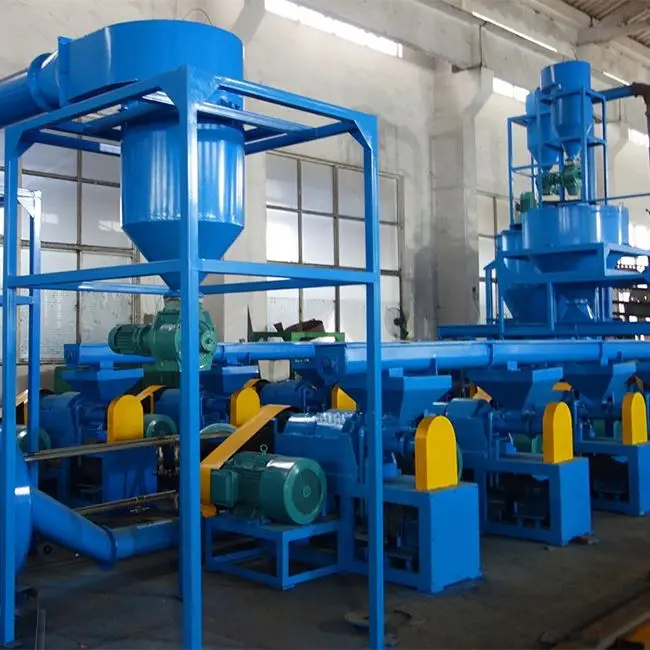 Fully Automatic Used Tire Grinding Machine Rubber Powder Plant For Sale