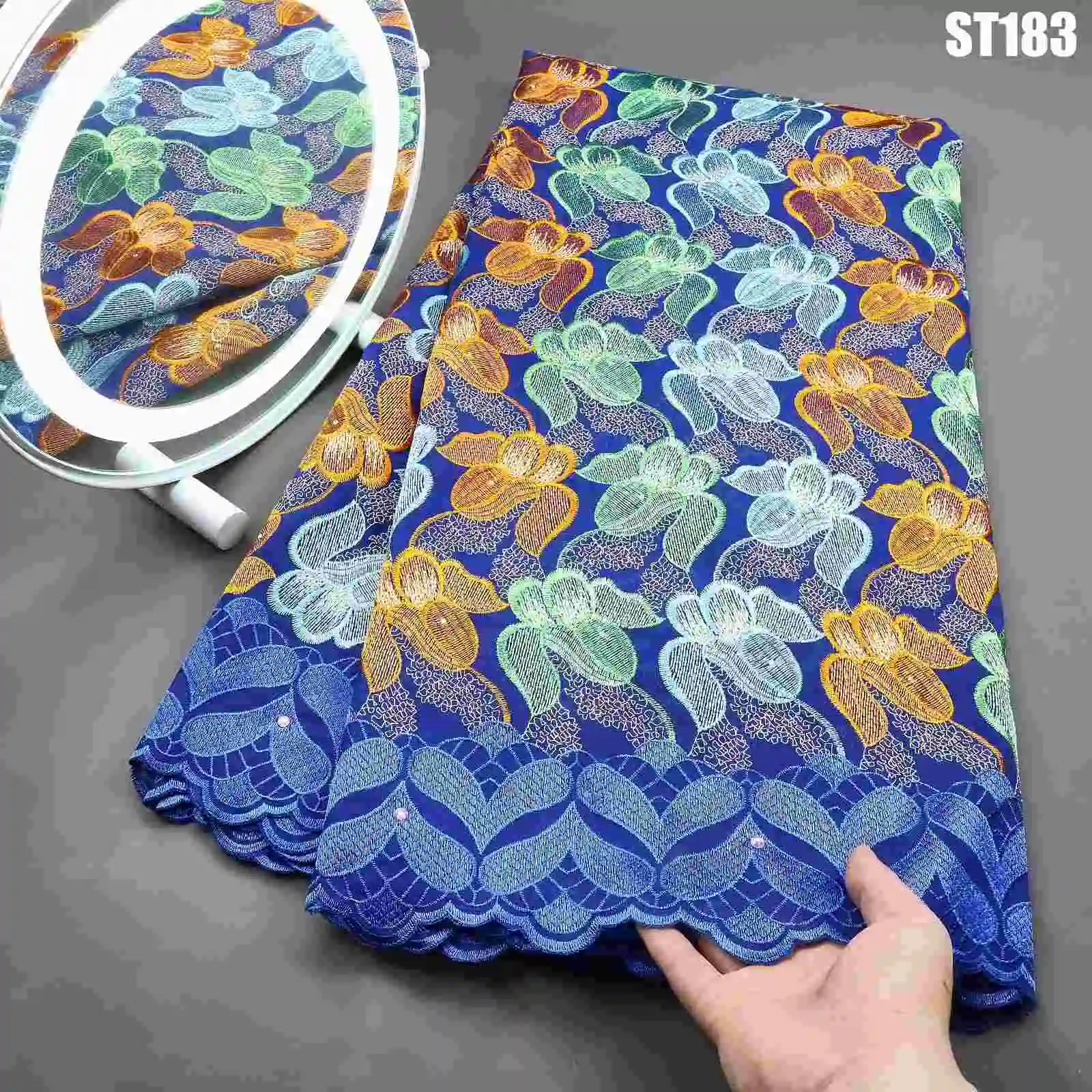 Professional Manufacturer Factory Price George Fabric Indian George Lace