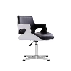 Короткие сзади компьютера кожаный чехол с крышкой вверх-вниз Регулируемый офисные кресла домашний офисный вращающийся стул