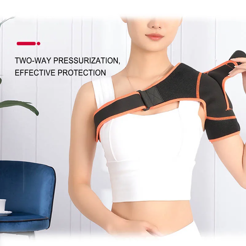 Good quality neoprene orthopedic shoulder support brace adjustable fitness shoulder protector