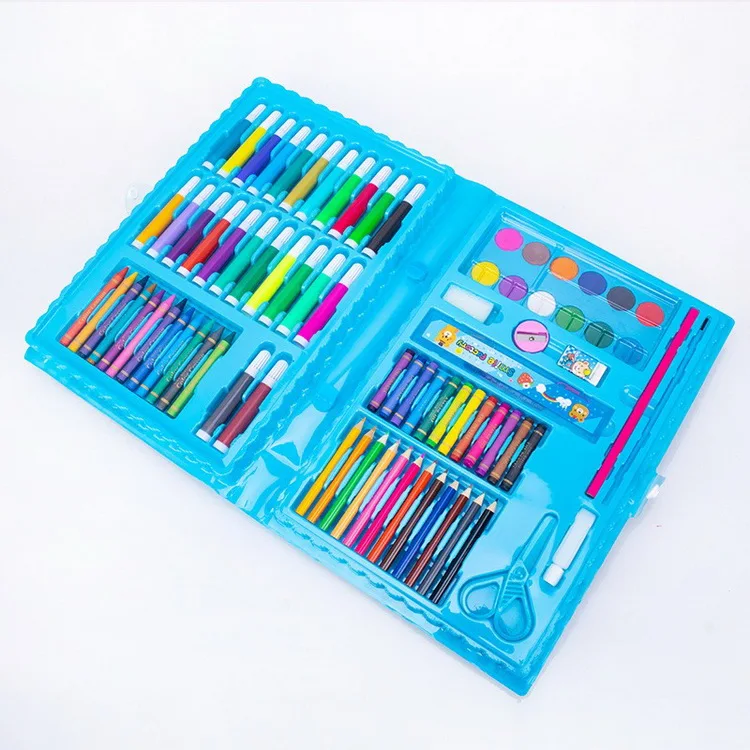 86 Piece Paintbrush Art Gift Children Watercolor Pen Painting Suit