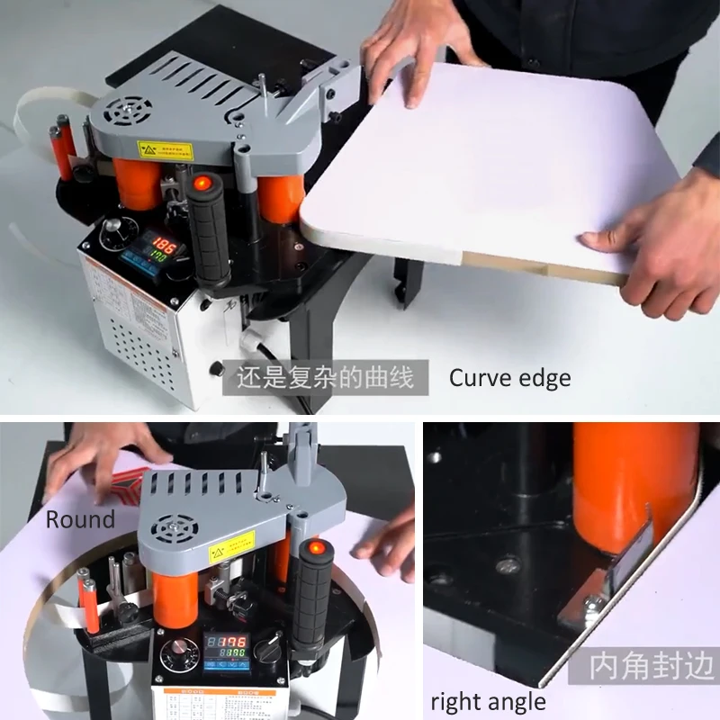 Nweek автоматическая машина для деревообработки 45 градусов Кромкооблицовочный станок Небольшая Ручная герметизация и ремонт мебели