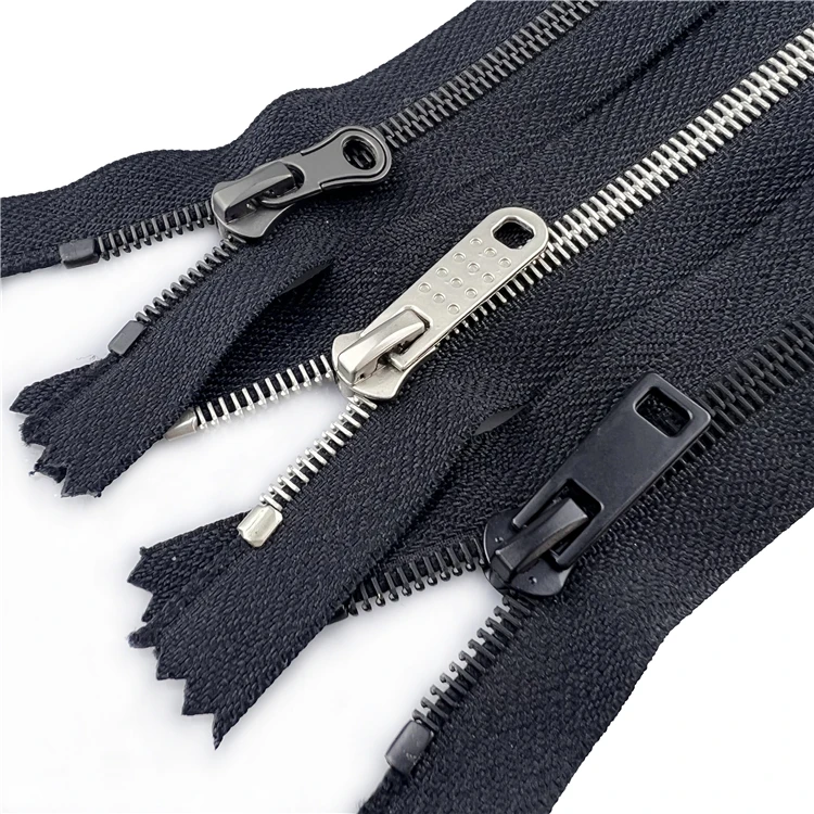 The Most Popular Suitable For Short Skirt Zipper Bag With Zipper No. 5 Metal Fine Teeth Closed Tail Metal Zipper
