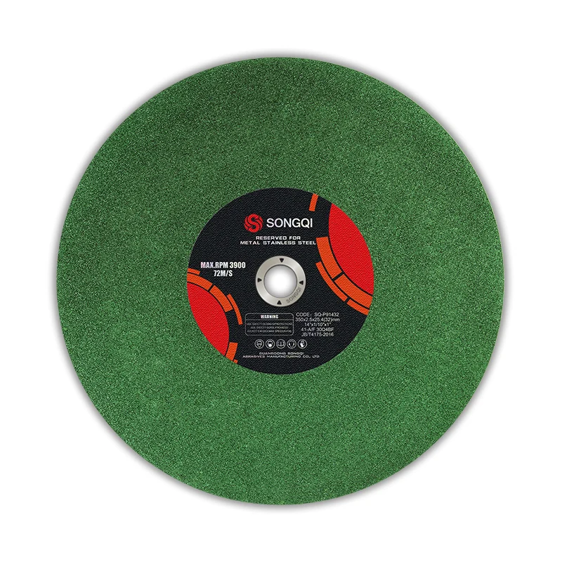 SONGQI 14 Inch 355x2.5/3.2x25.4/32mm Abrasive Cutting Disc Cut off Wheel for Metal Cutting disc
