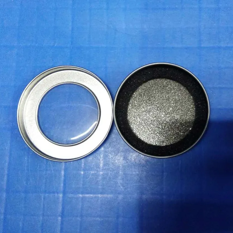 90mm*20mm Iron Packing Box Hand Spinner Packaging Box Round Metal Tin Box For Fidget Spinner