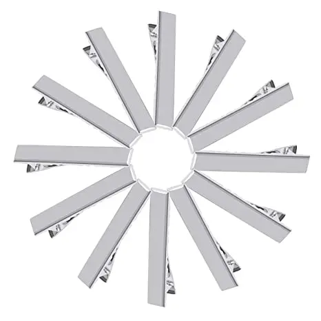 BELLEGIRL basic simple custom size packaging hair clips Cheap wholesale high quality metal silver alligator hair clips for girls