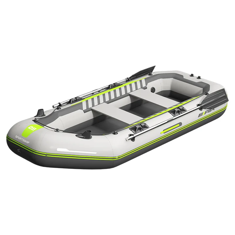 Good Quality PVC Inflatable Kayak 1200kg Load Lightweight Rafting Boat Foldable Canoe for Tourists