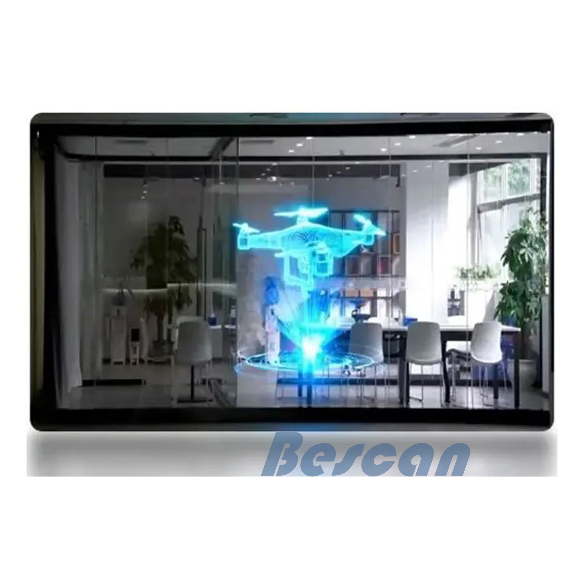 BESCAN P3.91 P6.25 P10 Hot Sale transparent rear projector hologram projector  hologram outdoor advertising