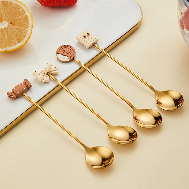 Energinox Wholesale 304 Stainless Steel Modern Coffee Mug Cup Christmas Gifts Spoon