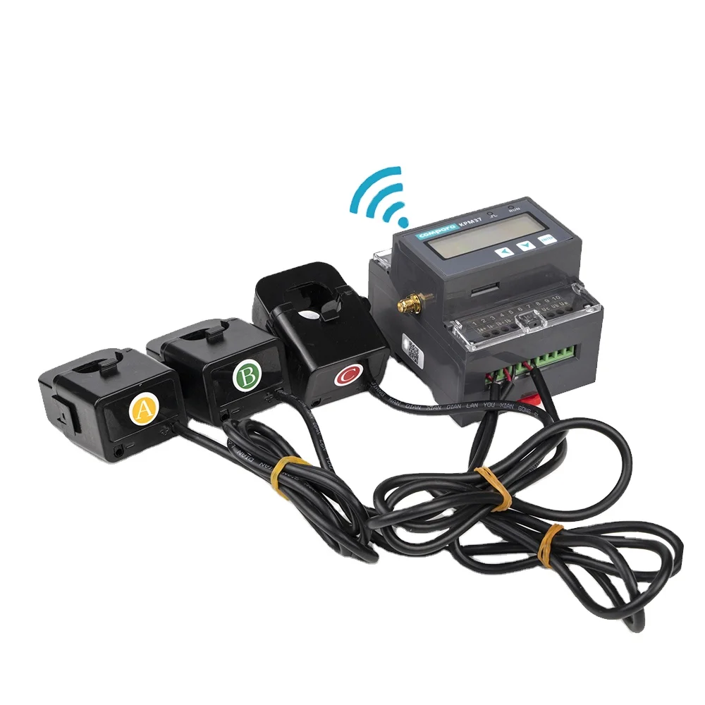 Интеллектуальный анализатор мощности с зажимом CT Wi-Fi и MQTT для мониторинга энергии в реальном времени