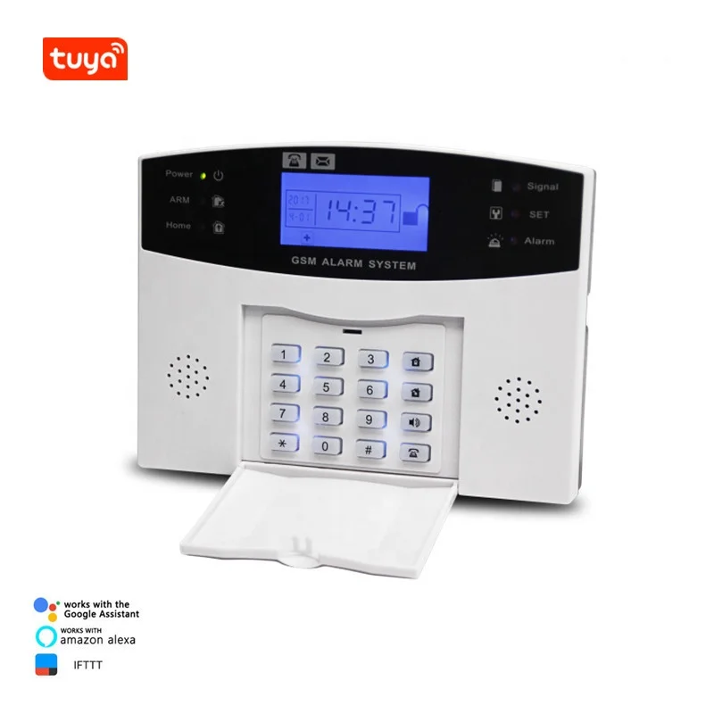 Mobile Tuya App GSM WiFi Intelligent Intruder House Alarm Anti Theft Smart Home Burglar Security Alarm System