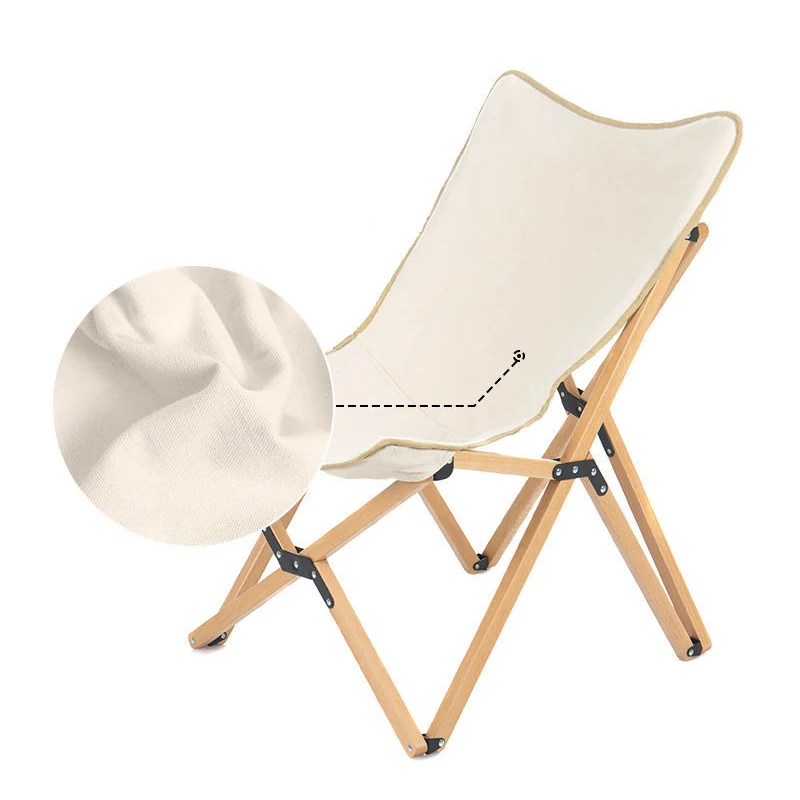 Оптовая продажа, индивидуальный портативный деревянный стул для пляжа и кемпинга для взрослых, складной, легкий