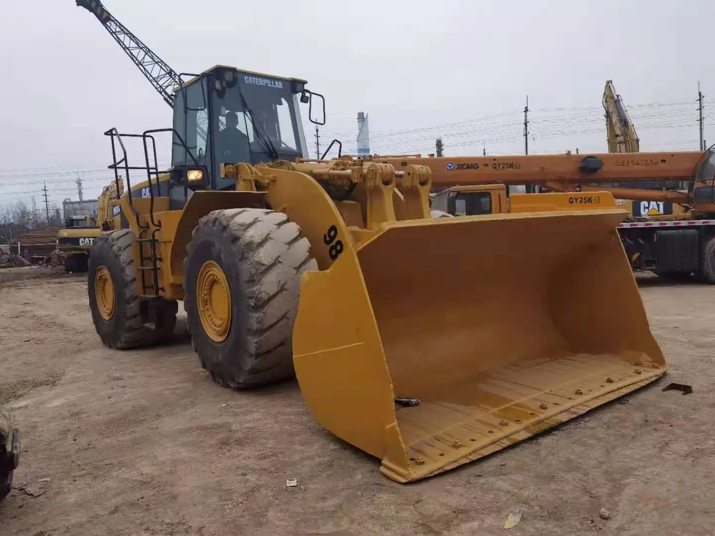 Second hand CAT 980G wheel loader for sale hydraulic wheel loader machine 980 966 in good condition cat 980g used wheel loaders