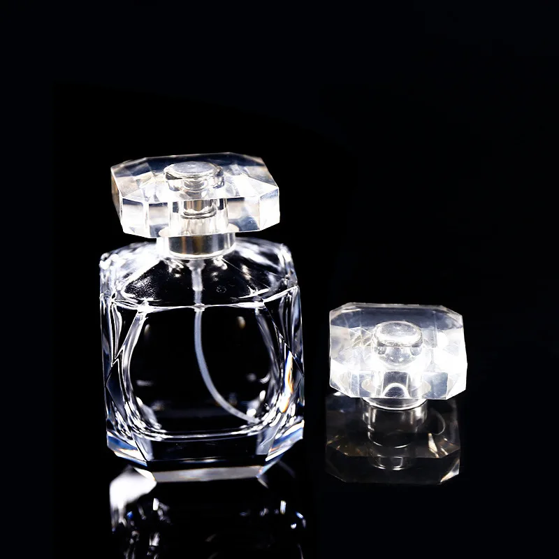Square perfume bottle  luxury perfume bottle  50ml  100ml  glass perfume bottles