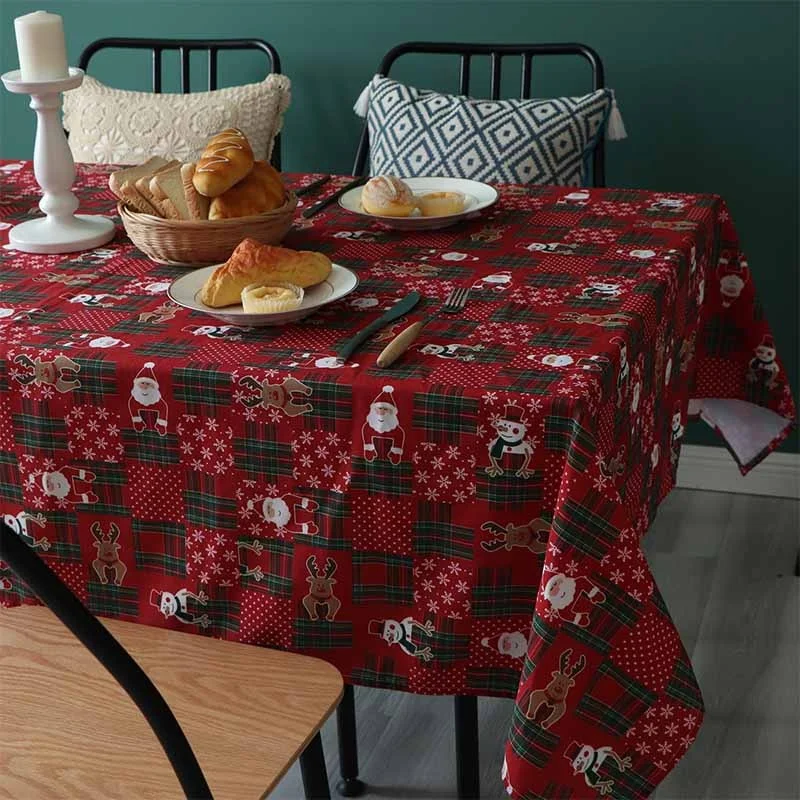 No Peculiar Smell Water Proof Oil Proof Vinyl Environmental Protection Printed  Coated  Tablecloth