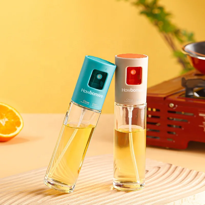 Wholesale household air frying pan edible oil olive oil high-pressure spray glass spray kettle