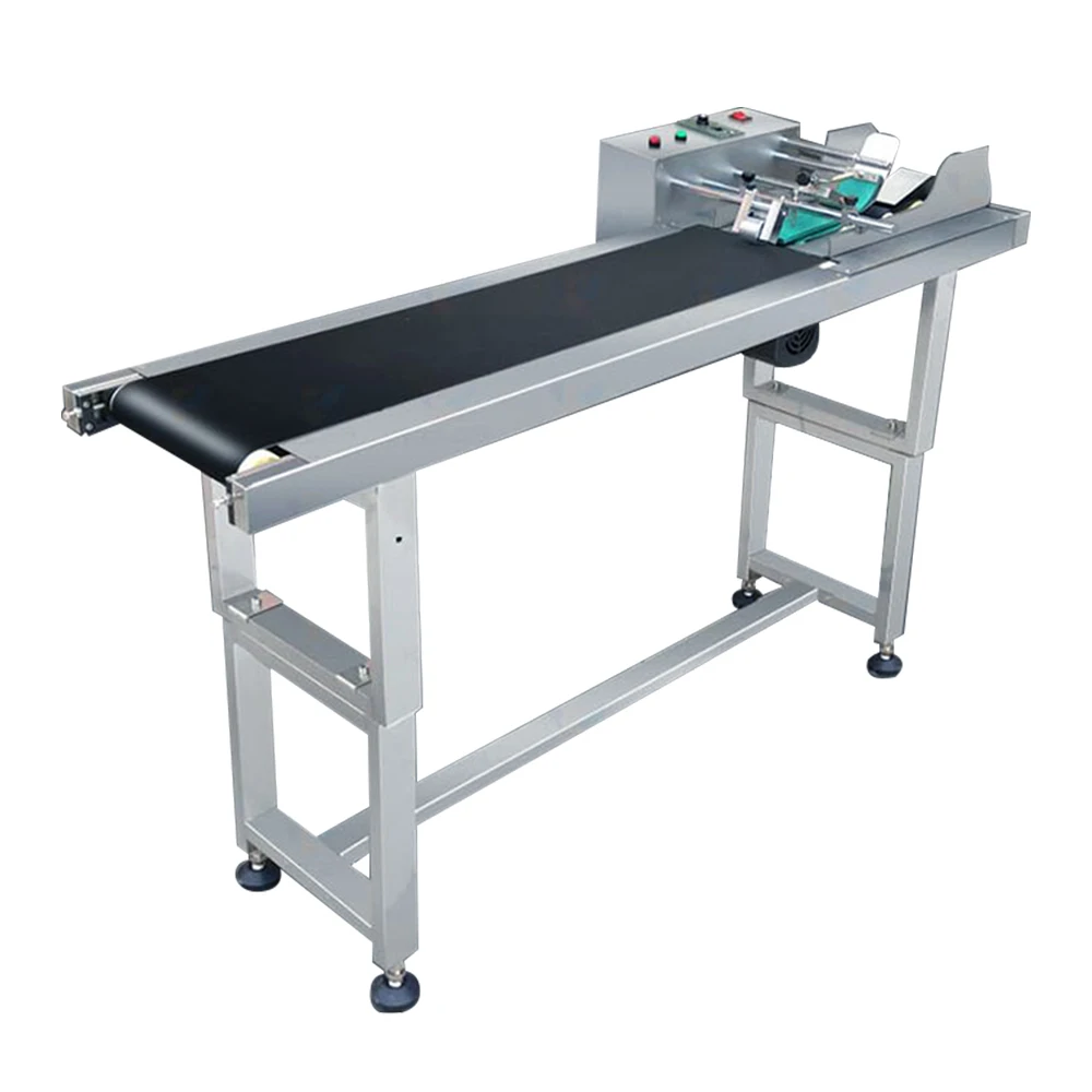 kelier High Speed Full Automatic Dater Printer Coder Feeder Paging Machine with conveyor